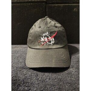 NASA Black Vector Youth Astronaut Gear StrapBack Cap